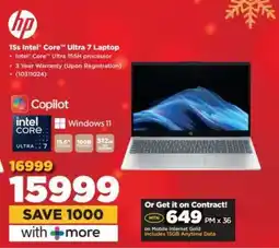 HiFi Corp 15s Intel Core Ultra 7 Laptop offer