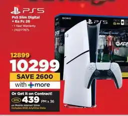 HiFi Corp PS5 Slim Digital + EA FC 26 offer