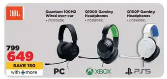 HiFi Corp JBL Quantum 100M2 Wired over-ear offer