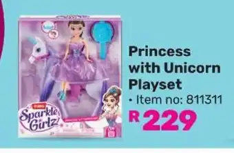 Game Princess with Unicorn Playset offer