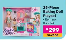 Game 25-Piece Baking Doll Playset offer
