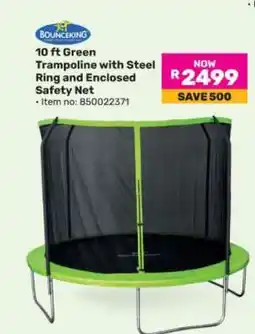 Game Bounceking 10 ft Green Trampoline offer
