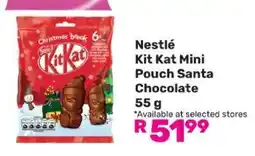 Game Nestlé Kit Kat Mini Pouch Santa Chocolate offer