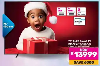 Game 75 QLED Smart TV offer