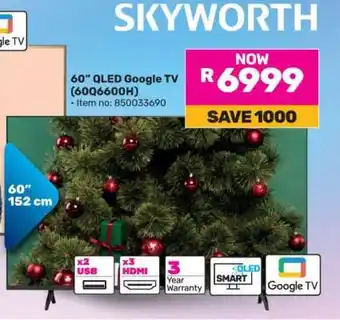 Game 60 QLED Google TV (60Q6600H) offer