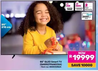 Game 85” QLED Smart TV (QA85Q7FAAXXA) offer
