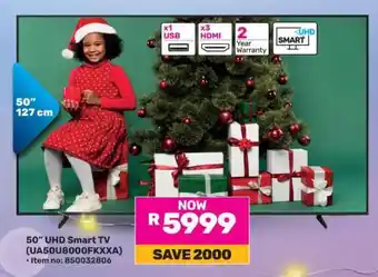 Game 50 UHD Smart TV (UA50U8000FKXXA) offer