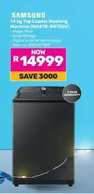 Game Samsung 14 kg Top Loader Washing Machine (WA27B-8375GV) offer