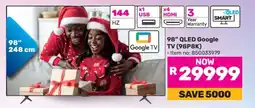 Game 98” QLED Google TV (98P8K) offer