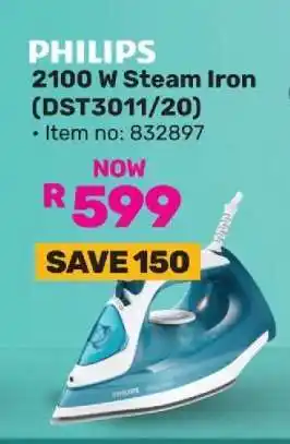Game PHILIPS 2100 W Steam Iron (DST3011/20) offer