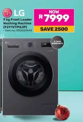 Game LG 9 kg Front Loader Washing Machine (F2Y1VYP6JP) offer