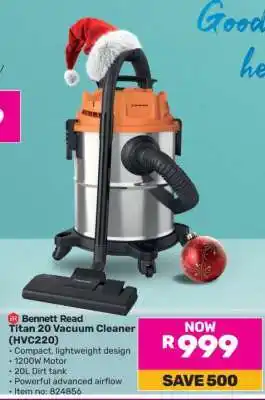 Game Bennett Read Titan 20 Vacuum Cleaner HVC220 offer