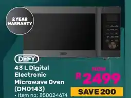 Game Defy 43 L Digital Electronic Microwave Oven (DM0143) offer