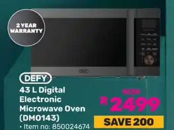 Game Defy 43 L Digital Electronic Microwave Oven (DM0143) offer