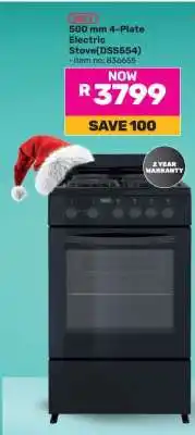 Game Defy 500 mm 4-Plate Electric Stove (DSS554) offer