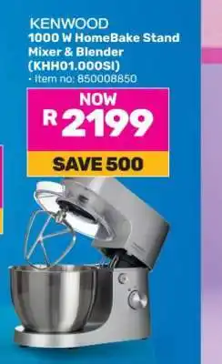 Game KENWOOD 1000 W HomeBake Stand Mixer & Blender (KHH01.000SI) offer