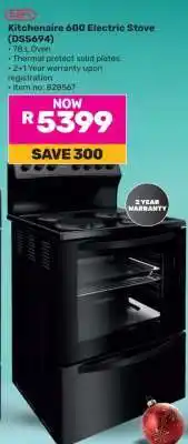Game Defy Kitchenaire 600 Electric Stove DSS694 offer