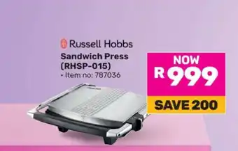Game Russell Hobbs Sandwich Press RHSP-015 offer