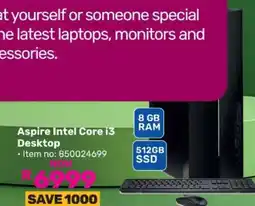 Game Aspire Intel Core i3 Desktop offer