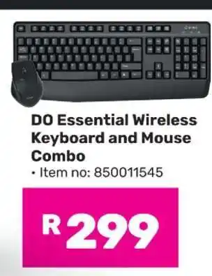 Game Do Essential Wireless Keyboard and Mouse Combo offer