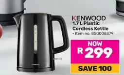 Game KENWOOD 1.7 L Plastic Cordless Kettle offer