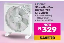 Game LOGIK 30 cm Box Fan (KYT30-TX6 LT-30B01) offer