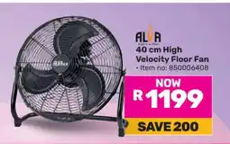 Game ALVA 40 cm High Velocity Floor Fan offer
