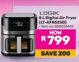 Game LOGIK 8 L Digital Air Fryer (LT-AF852SD) offer