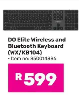 Game DO Elite Wireless and Bluetooth Keyboard (WX/KB104) offer