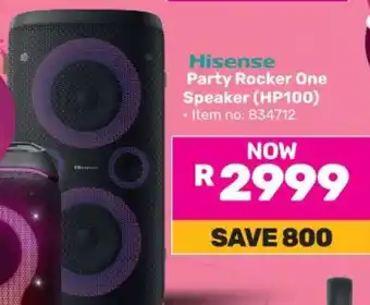 Game Hisense Party Rocker One Speaker HP100 offer