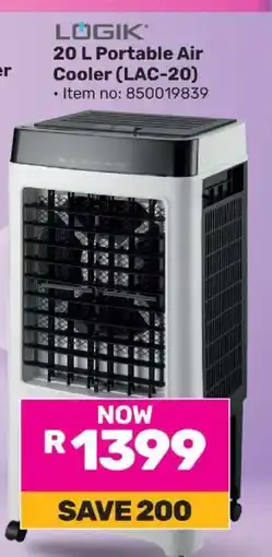Game LOGIK 20 L Portable Air Cooler (LAC-20) offer