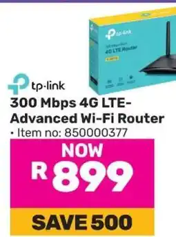 Game tp-link 300 Mbps 4G LTE-Advanced Wi-Fi Router offer