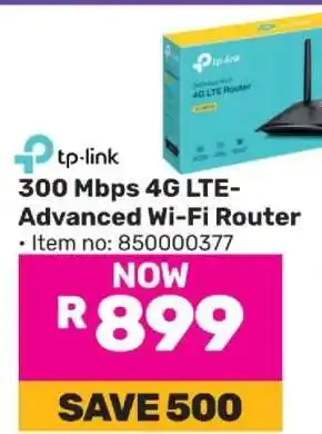 Game tp-link 300 Mbps 4G LTE-Advanced Wi-Fi Router offer