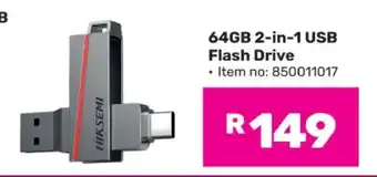 Game 64GB 2-in-1 USB Flash Drive offer