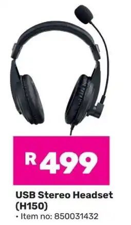 Game USB Stereo Headset (H150) offer