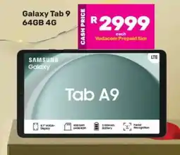 Game Galaxy Tab 9 64GB 4G offer