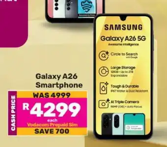 Game Samsung Galaxy A26 5G offer