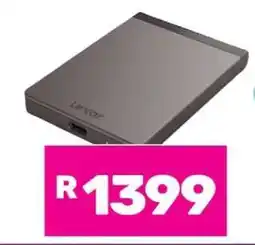 Game Lexar External Hard Drive offer