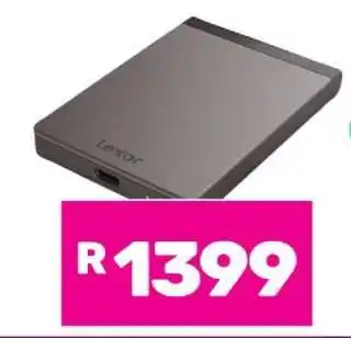 Game Lexar External Hard Drive offer