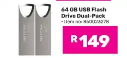 Game 64 GB USB Flash Drive Dual-Pack offer