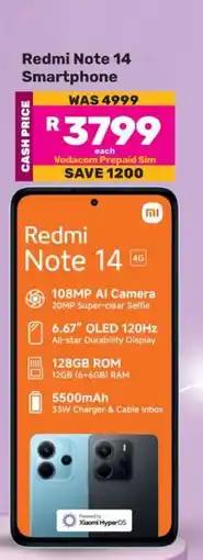Game Redmi Note 14 Smartphone offer