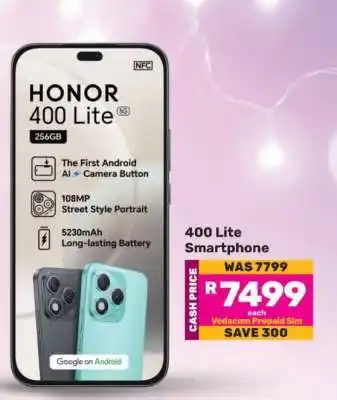 Game HONOR 400 Lite 5G offer