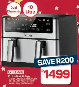 Pick n Pay Hypermarket GOLDAIR Dual Air Fryer offer