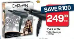 Pick n Pay Hypermarket Carmen Turbo Hairdryer offer
