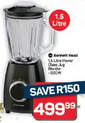 Pick n Pay Hypermarket Bennett Read Power Glass Jug Blender offer