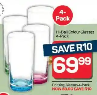 Pick n Pay Hypermarket DAY Hi-Ball Colour Glasses offer