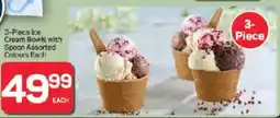 Pick n Pay Hypermarket DAY Ice Cream Bowls with Spoon Assorted Colours offer
