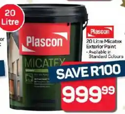 Pick n Pay Hypermarket Plascon Micatex Exterior Paint offer