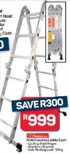 Pick n Pay Hypermarket Tradequip MultiFunction Ladder offer