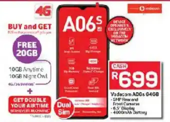 Pick n Pay Hypermarket Vodacom A06s 64GB offer